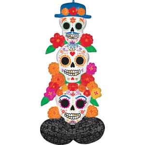 DAY OF THE DEAD BRIGHT FLORES AIRLOONZ LARGE
