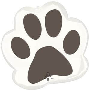 22" PAWSOME PARTY PAW PRINT SUPER SHAPE