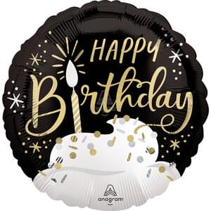 18" SATIN BIRTHDAY WISHES SATIN