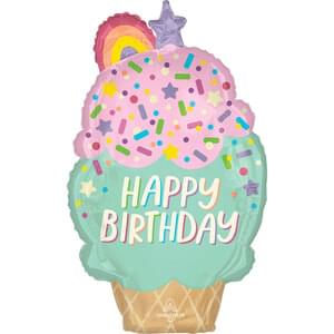 ICE CREAM PARTY BIRTHDAY SUPER SHAPE