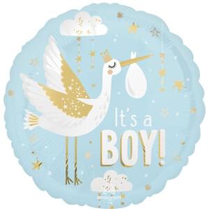 SATIN SPECIAL DELIVERY BABY BOY