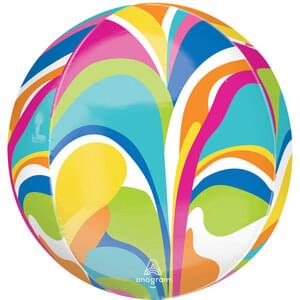 15" VIBRANT MACRO MARBLE ORBZ