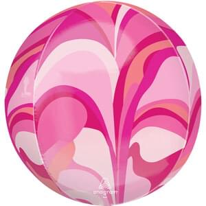 15" PINK MACRO MARBLE ORBZ