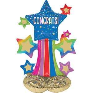 COLORFUL STAR BURSTS AIRLOONZ JUNIOR