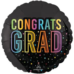 18" SATIN COSMIC FUTURE GRAD