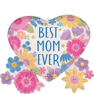 BEST MOM EVER BOTANICAL LINES SUPER SHAPE