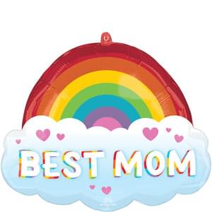 BEST MOM BRILLIANT RAINBOW SUPER SHAPE