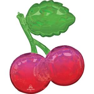 FRUITY MIX IRIDESCENT CHERRIES HOLOGRAPHIC SUPER SHAPE