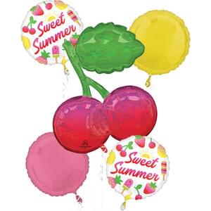 SWEET SUMMER FRUITY MIX BOUQUET OF BALLOONS