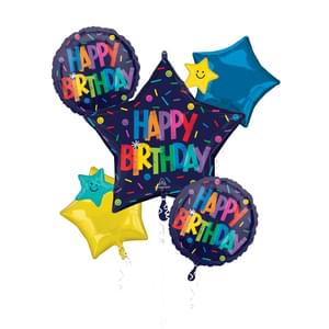 BOLD BIRTHDAY BOUQUET OF BALLOONS