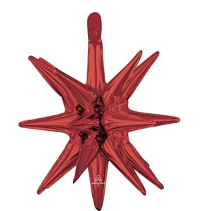 MAGIC STAR SMALL RED MULTI-BALLOON