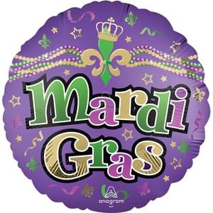 SATIN MAJESTIC MARDI GRAS STANDARD SATIN XL