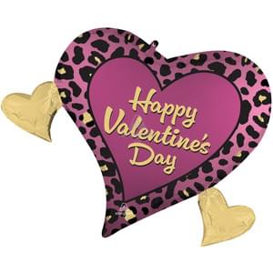 SATIN VALENTINE LEOPARD LUXE SUPERSHAPE