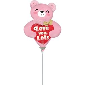 LOVE YOU BLUSH BEAR HUGS MINI SHAPE