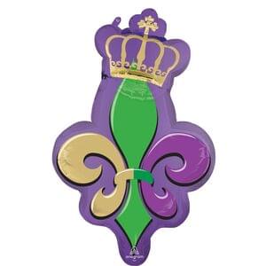 SATIN MAJESTIC MARDI GRAS SUPERSHAPE
