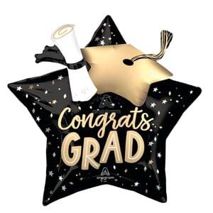 SATIN TWIRLING TASSELS CONGRATS GRAD