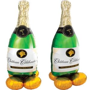 BUBBLY WINE BOTTLE AIRLOONZ LARGE