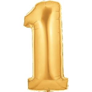 34" NUMBER 1 GOLD MEGALOON