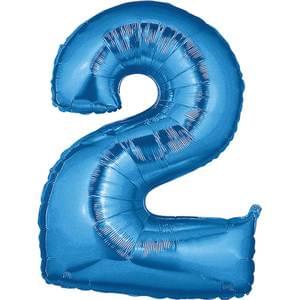 34" NUMBER 2 BLUE MEGALOON