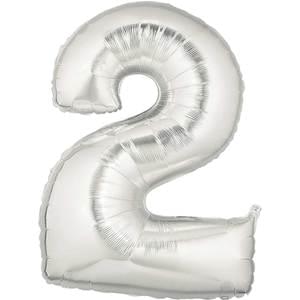 34" NUMBER 2 SILVER MEGALOON