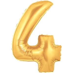 34" NUMBER 4 GOLD MEGALOON