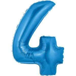 34" NUMBER 4 BLUE MEGALOON