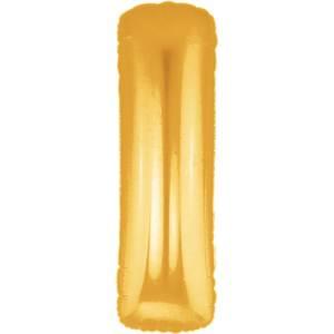 34" LETTER I GOLD MEGALOON