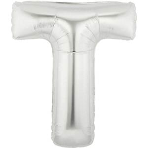 34" LETTER T SILVER MEGALOON