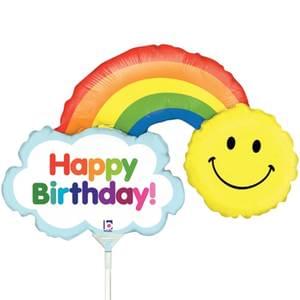BIRTHDAY RAINBOW MINI SHAPE