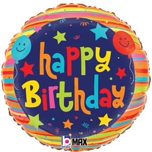 BIRTHDAY BALLOONS AND STARS MICRO