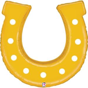 38" GOLDEN HORSESHOE SHAPE