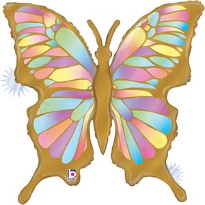 33" OPAL BUTTERFLY HOLOGRAPHIC SHAPE