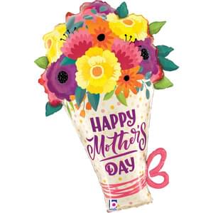 30" SATIN MOTHER'S DAY BOUQUET SHAPE