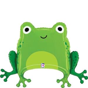 28" GREEN FROG SHAPE