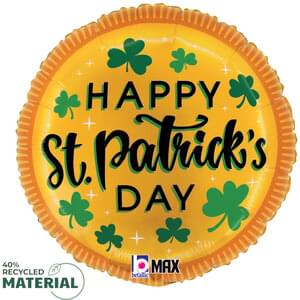 18" ST. PATRICK'S GOLD COIN