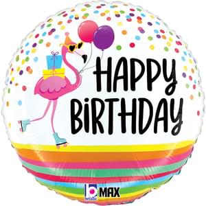18"  FLAMINGO BIRTHDAY PARTY