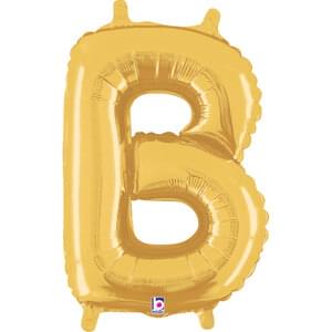 14" LETTER B GOLD MEGALOON