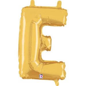 14" LETTER E GOLD MEGALOON