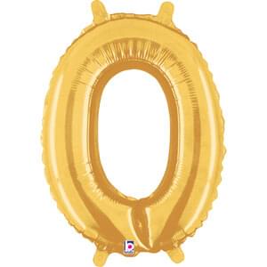 14" LETTER O GOLD MEGALOON