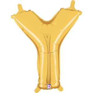 14" LETTER Y GOLD MEGALOON