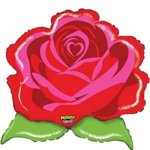 29" MIGHTY ROSE MIGHTY BRIGHT HELIUM SHAPE