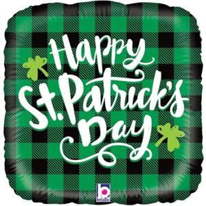 18" ST. PAT'S BUFFALO PLAID