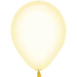 5" CRYSTAL PASTEL YELLOW - 100 CT