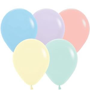 5" PASTEL MATTE ASSORTED-MELON - 100 CT