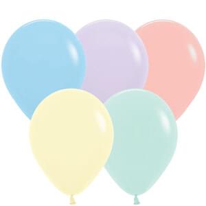 5" PASTEL MATTE ASSORTMENT-MELON - 50 CT