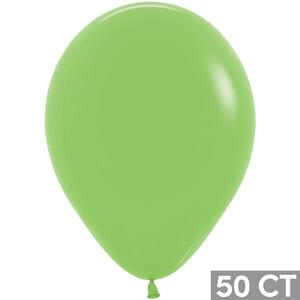 11" DELUXE KEY LIME GREEN 50 CT