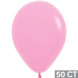 11" FASHION BUBBLE GUM PINK 50 CT