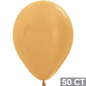 11" METALLIC GOLD 50 CT