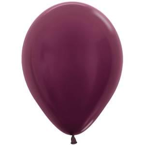 11" METALLIC BURGUNDY - 100 CT