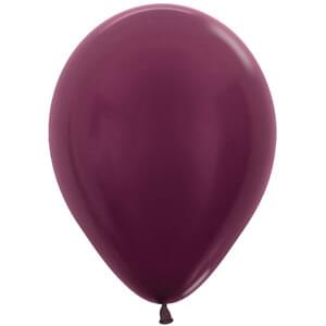 11" METALLIC BURGUNDY - 25 CT